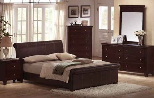 Warm Espresso Finish Contemporary Dresser