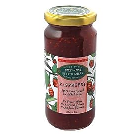 Beit Yitzhak No Sugar Added 100% Fruit Spread - Raspberry