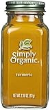 Simply Organic Turmeric Root Ground Certified Organic, 2.38-Ounce Container