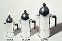 Alessi La Cupola Espresso Maker - Large - Black Handle