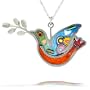 Turquoise Peace Dove Necklace from the Artazia Collection #062OR JN NN