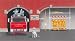 Fire House Visit - Left Large Mural