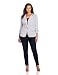 Anne Klein Women's Ponte Stripe Blazer, White/New Marine Multi, 1X