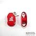 Recoil AUTOMATIC Cord Winder for Headphones and Earbuds. No More Tangled Headphones! The Original Retactable Cord Organizer. Red, Size Small