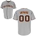 San Francisco Giants Authentic Majestic Road Baseball Jersey YOUR NAME and Number Laser Cut and Custom SEWN with AUTHENTIC TWILL