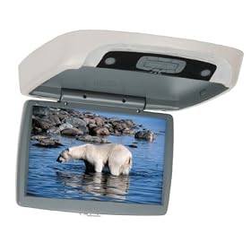 Audiovox Car VOD102 10.2-Inch LCD Monitor with Built-in DVD Player (Pewter and Shale Trim) by Audiovox