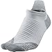 Nike Elite Cushioned Unisex Running Socks (Men's 10-11.5 Women's 11.5-13, White)