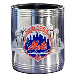 New York Mets Stainless Steel Can Cooler - MLB Baseball Fan Shop Sports Team Merchandise