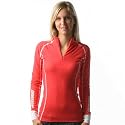 Snowboard Underwear Helly Hansen Freeze 1/2 Zip wms dahlia red XL