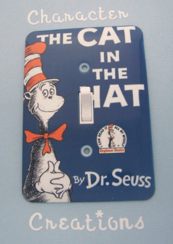 The Cat In The Hat Standard Metal Light switch Cover (Switch plate Switchplate)