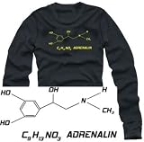 Coole Fun T-Shirts ADRENALIN LANGARM TSHIRT, schwarz, Groesse: L