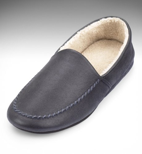 Freshfeet Warm Lined Plain Slippers