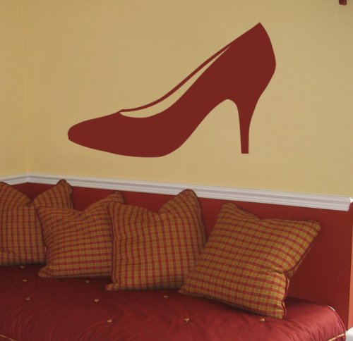 Vinyl Wall Art Decal Sticker Fashion High Heels Shoe