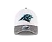 New Era NFL Carolina Panthers 2016 Training Camp Team Color 39THIRTY Stretch Fit Cap, Small/Medium, White/Gray Heather
