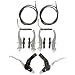 Origin8 ATB V-Brake Caliper Set - Front & Rear w/Levers, Black