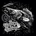 Walleye Fishing Adult T-Shirt