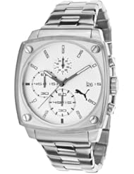 Puma Shade L Chronograph Silver Dial Stainless Steel Unisex Watch PU102591005