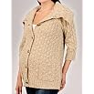 A Pea in the Pod Collection: 3/4 Sleeve Shawl Collar Maternity Cardigan