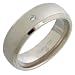 Titanium TI14-7 1x5p 5pt Diamond Set Ring