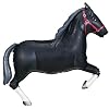 Black Horse Shaped Jumbo Foil Balloon (Black) Party Accessory