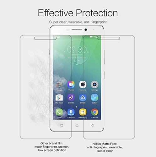 Lenovo Vibe P1m Screen Protector, Dimike Avoid scratch Matte Anti-fingerprint Protective Film for Lenovo Vibe P1m (Matte Clear)