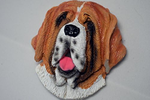 Saint Bernard Dog 3D High Quality Resin Refrigerator Magnet Hand Made Craft