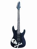 Produkt-Bild: DIMAVERY FR-530 E-Gitarre,Skull matt schw