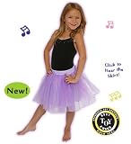 Girls Boutique MUSICAL SKIRTS by Acting Out - Purple - Plays Featuring Tchaikovsky's Sugar Plum - Comes with ALL the batteries ! Fun gift for all Girl's