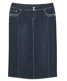 Plus Size Dark Wash Skirt
