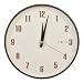 DecoMates Non-Ticking Silent Wall Clock - Retro (Brown)