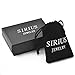 Sirius Jewelry Mens Earrings Novelty Shinny Gold Pair Stainless Steel Huggie Hoop Set, 2pcs