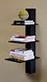 Nexxt by Linea Alton - 3 Tier Wall Shelf - Black