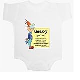 The Definition of Geeky - Geek-Wear / Computers Baby Onesie
