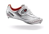 DMT Fusion Blanc/Argent/Rouge Chaussures vélo de route