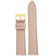 Genuine Leather Watch Band Pearl Finish Pale Pink 12mm