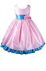 Girls Ankle Length Flower-Girl Dress/Pageant Dress/Wedding Dress 