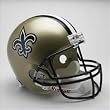 New Orleans Saints Full Size Deluxe Replica Helmet