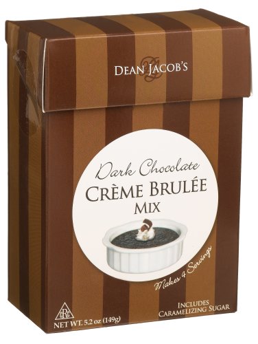 Dean Jacobs Dark Chocolate Cr?me Br?l?e Mix, 5.2-Ounce Boxes (Pack of 12) by Dean Jacobs