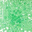 Faceted Beads, 6mm, Mint Trans, 480pc Pkg