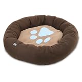 Animal Planet 23 x 23 x 6-Inch Pet Bed, Brown, Pack of 2