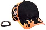 オットー(OTTO)FIRE MESH CAP ★BLACK & ORANGE オットー(OTTO)FIRE MESH CAP ★BLACK & ORANGE