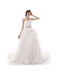 Organza 2015 Ruched  Dress With a Sash 