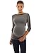 PattyBoutik Mama Trimmed Boat Neck Long Sleeve Maternity Tunic