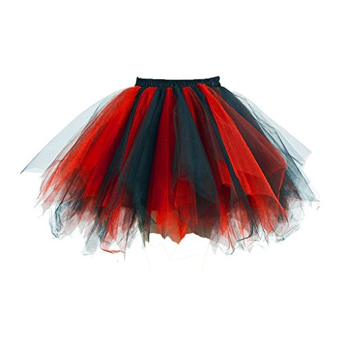 Topdress Women's 1950s Vintage Tutu Petticoat Ballet Bubble Skirt (26 Colors)