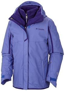 Columbia Girl's Bugaboo Interchange Jacket, Purple Lotus, Medium