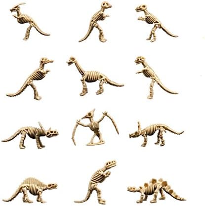 Dinosaur Skeletons 3 Inch in Size, 100 Pcs Bulk Pack.