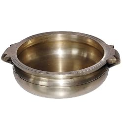 Flower Pots Brass Urlis Collectibles Dia 4 inches, Height - 1.75 inches
