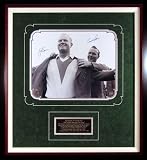 Jack Nicklaus - Palmer Framed Autograph (65 Masters) 16X20 Framed W/Suede