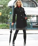 Anne Klein Single-Breasted Rain Coat