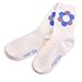 Naartjie Girls Flower Icon Fashion Cotton Short Crew Socks 6 Pairs Pack (18-24 Months)